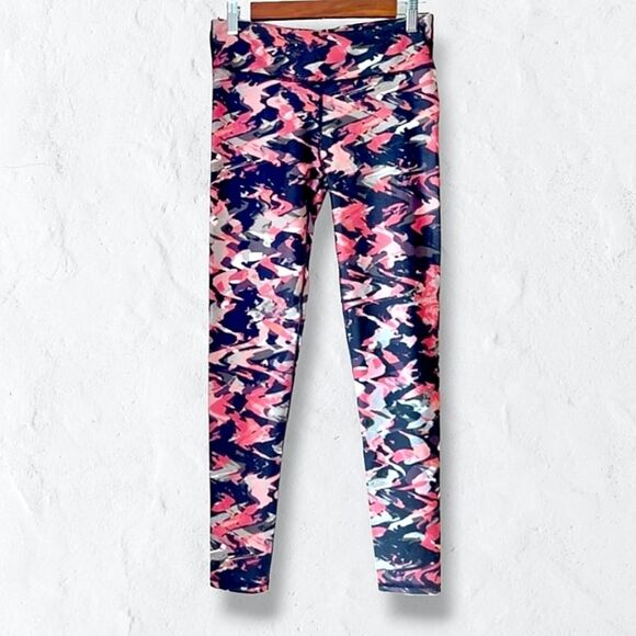 Fabletics Pants - Fabletics Salar Terracotta Camo Mid-Rise Athletic Leggings Sz S